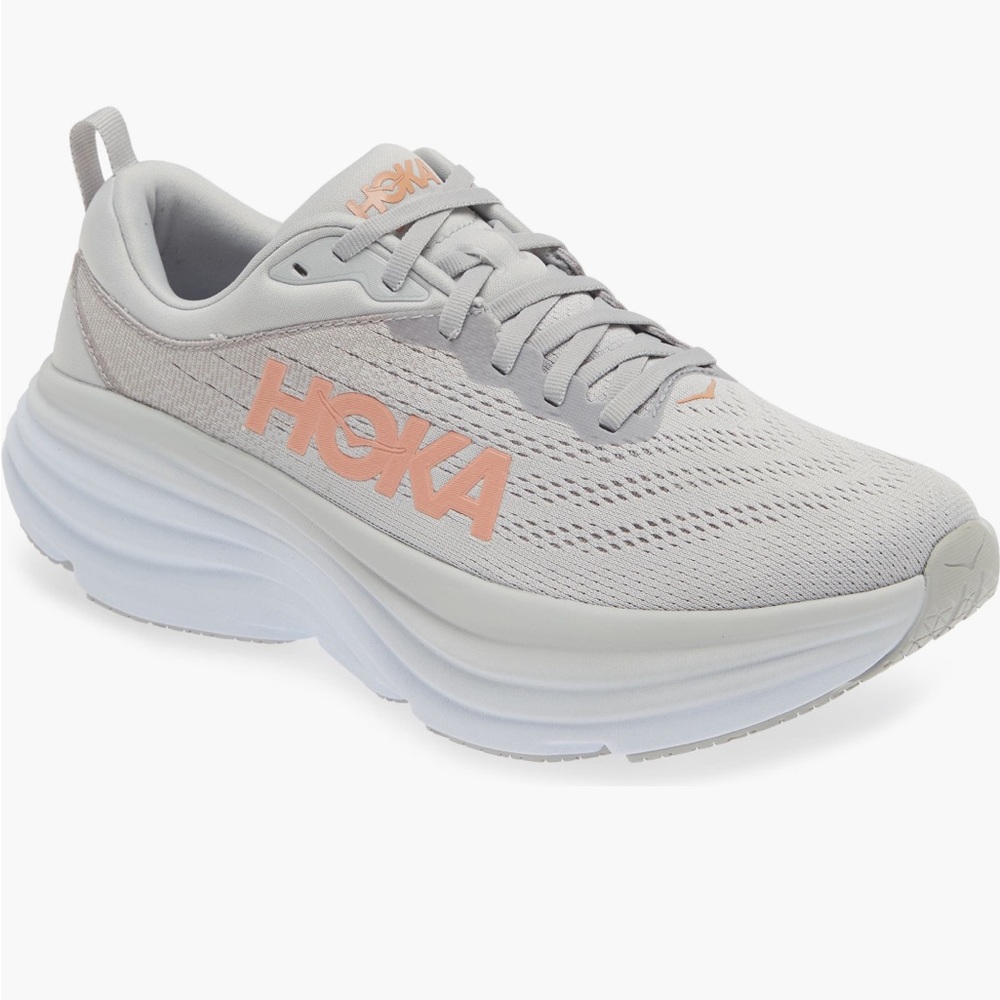 Hoka Bondi 8 wide running shoe, no tags but in new condition